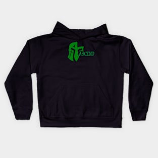 ASCEND Green with Cross Kids Hoodie